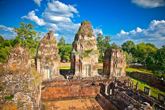 Prasat Pre Roup temple in Angkor wat complex, Cambodia.