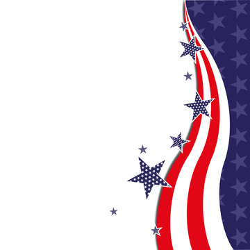 Hintergrund Amerika USA Sterne Vektor Illustration