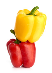 Red and yellow sweet pepper