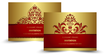 gold invitation - 60572435