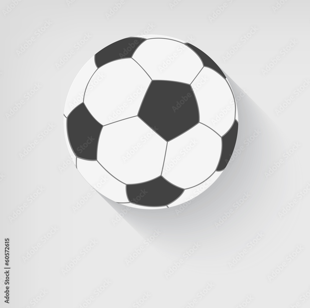 Wall mural Soccer ball icon