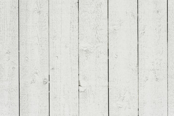 Textured background of white wooden wall