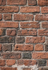 Textured background of brick wall