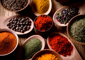 Assorted spices