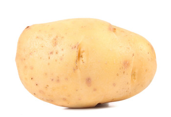 New potato isolated on white background