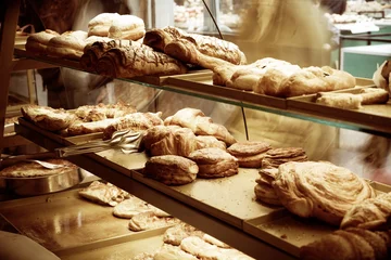 Afwasbaar fotobehang bakery shop © Coka