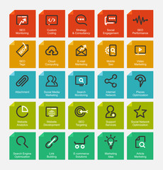Outline icon set