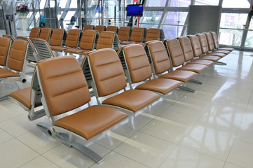 waiting area in the airport gate