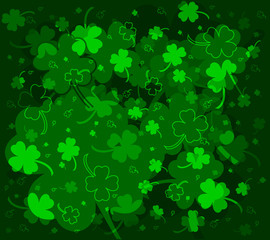 Green clover background