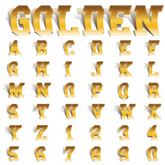 golden roll font