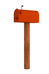 realistic 3d render of mailbox