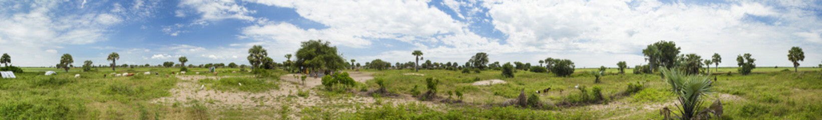 360 seamless panorama of South Sudan © Wollwerth Imagery