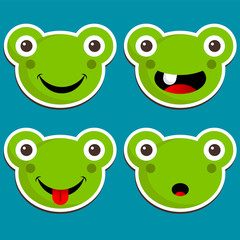 Cute Frog Stickers