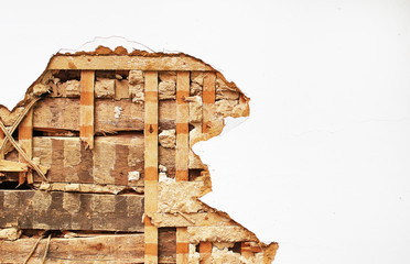 a background of peeling wall