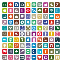 Symboles et pictogrammes pour internet