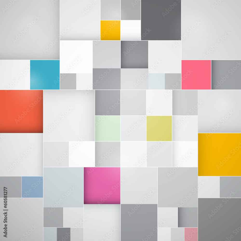 Poster abstract vector square background