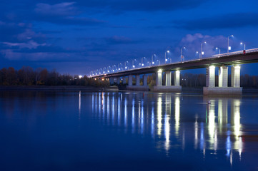 Obraz na płótnie Canvas night bridge