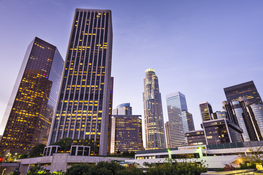 Downtown Los Angeles, California Cityscape