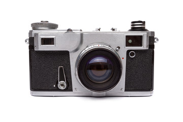 Old camera isolated