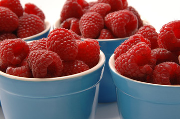Fresh Ripe Raspberries