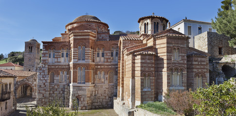 Ossios Loukas medieval monastery.Greece.