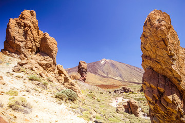 Fototapeta na wymiar Wulkan Park Narodowy Teide na Teneryfie