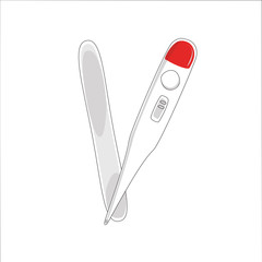 Thermometer ant tongue depressor