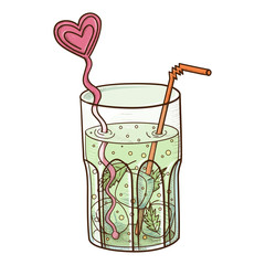 Cocktail for couple.