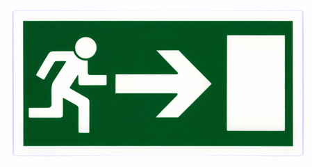 Emergency exit sign