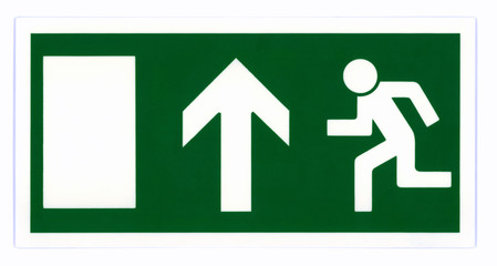 Fototapeta premium Emergency exit sign