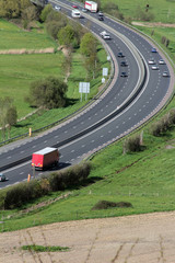 Route à quatre voies