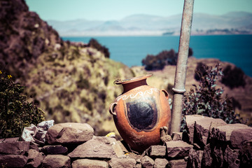 Titicaca Lake in Bolivia