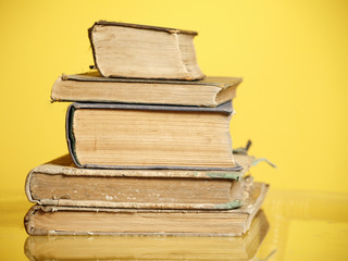 Pile of old books