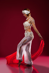 Beautiful oriental dancer