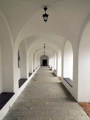 Obraz premium Church corridor