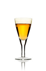 Wine glass isolated on white background