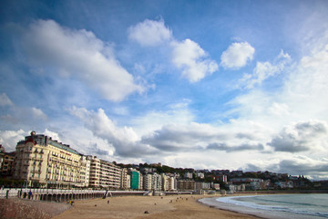 Fototapeta premium San Sebastian - a resort town, north of Spain