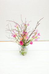 Spring flower decoration