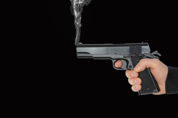 Man with gun
