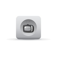 media icon button