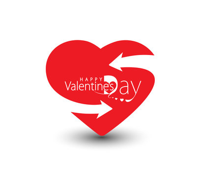 Valentine Day Heart Design