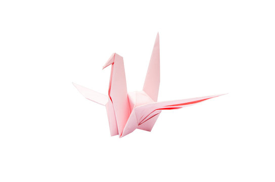 Origami paper bird