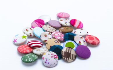 Colors of fabric buttons