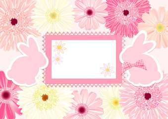 Easter card with copy space