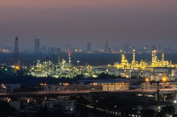 Fototapeta na wymiar Bangchak refinery