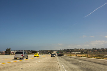 Fototapeta premium Cars on highway