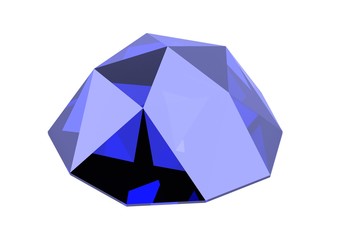 realistic 3d render of gem