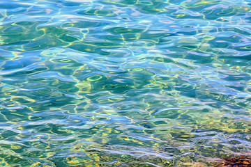 Background Navy textured waves on calm sea