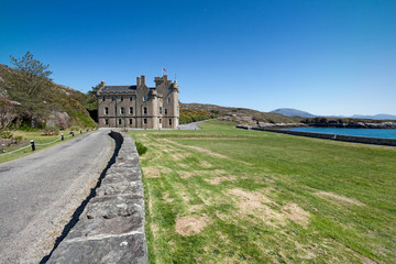 Fototapeta na wymiar Amhuinnsuidhe Castle, Isle of Harris, Scotland