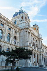 Fototapeta na wymiar Maria Theresia square in Vienna, Austria